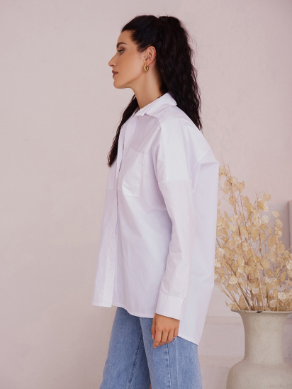 Рубашка ISSA Plus модель 13482_white — фото - INTERTOP
