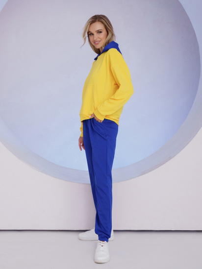 Спортивный костюм ISSA Plus модель 13490_yellowblue — фото - INTERTOP