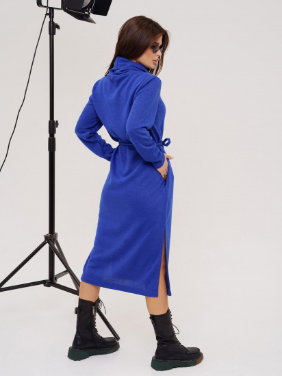 Сукня міді ISSA Plus модель 13552_blue — фото 3 - INTERTOP