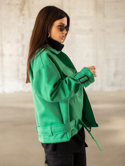 Куртка-сорочка ISSA Plus модель 13617_green — фото - INTERTOP