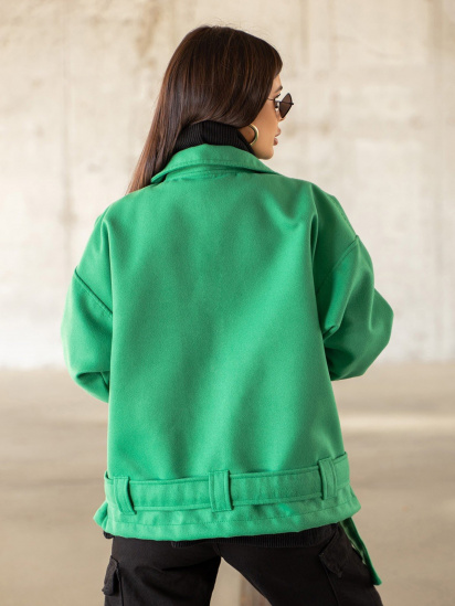 Куртка-рубашка ISSA Plus модель 13617_green — фото 3 - INTERTOP