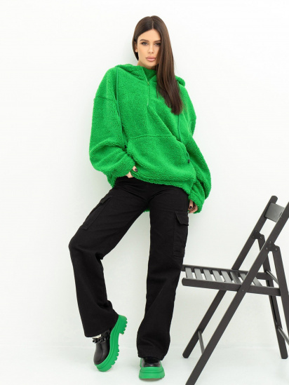 Худи ISSA Plus модель 13619_green — фото 4 - INTERTOP