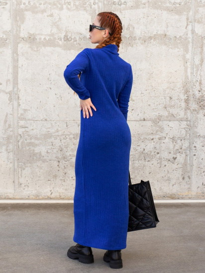 Платье макси ISSA Plus модель 13623_blue — фото 3 - INTERTOP