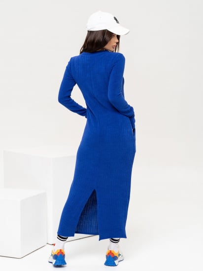 Платье макси ISSA Plus модель 13646_blue — фото 3 - INTERTOP