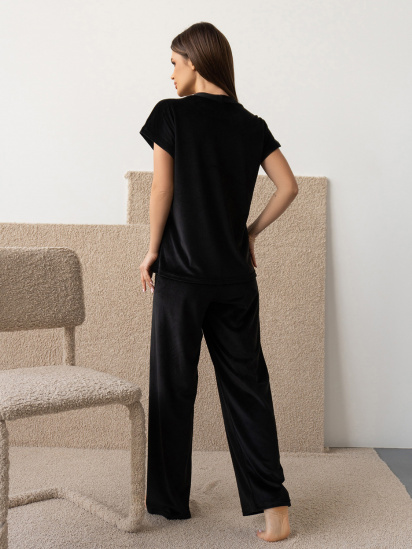 Пижама ISSA Plus модель 13667_черный — фото 3 - INTERTOP