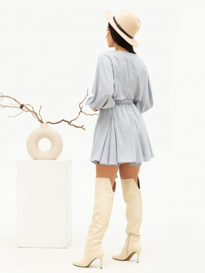 Платье мини ISSA Plus модель 13680_grey — фото 3 - INTERTOP