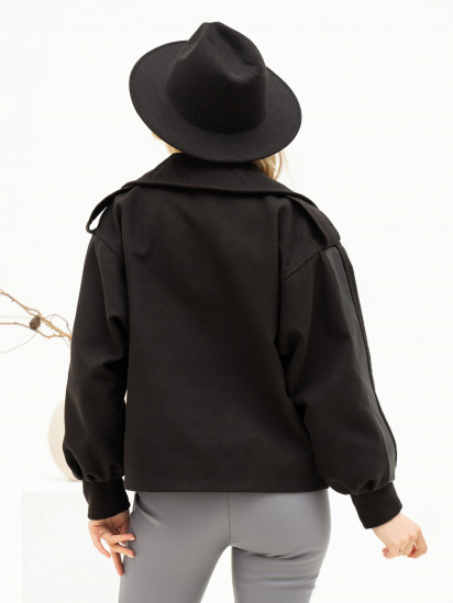 Демисезонная куртка ISSA Plus модель 13706_black — фото 3 - INTERTOP