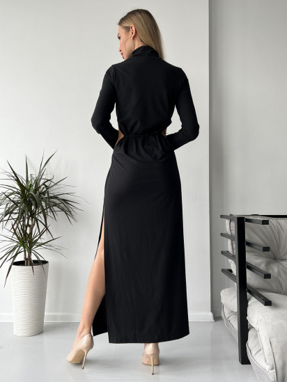 Сукня максі ISSA Plus модель 13716_black — фото 3 - INTERTOP