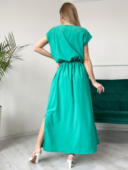 Платье макси ISSA Plus модель 13830_green — фото 3 - INTERTOP