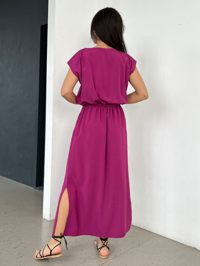 Сукня максі ISSA Plus модель 13830_purple — фото 3 - INTERTOP