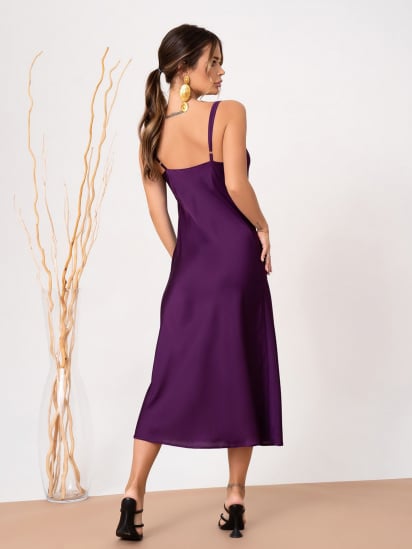 Сукня міді ISSA Plus модель 13882_purple — фото 3 - INTERTOP
