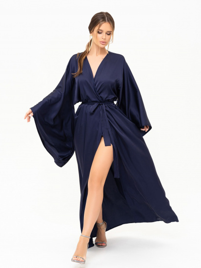 Платье макси ISSA Plus модель 13903_darkblue — фото - INTERTOP