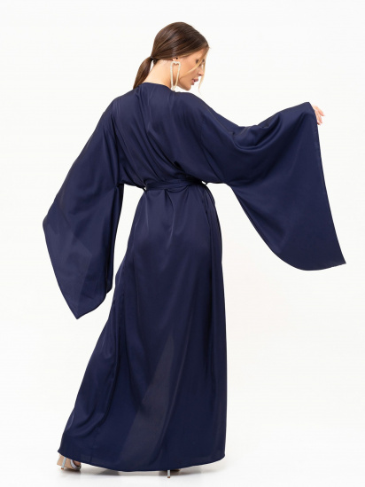 Платье макси ISSA Plus модель 13903_darkblue — фото 4 - INTERTOP