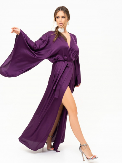Сукня максі ISSA Plus модель 13903_purple — фото - INTERTOP