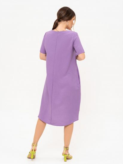 Платье мини ISSA Plus модель 13908_lilac — фото 3 - INTERTOP