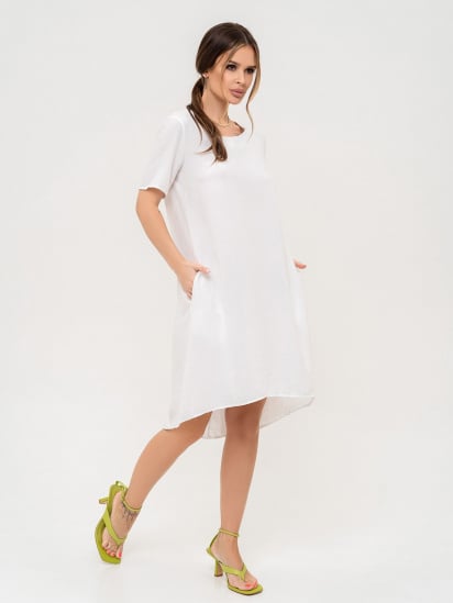 Сукня міні ISSA Plus модель 13908_white — фото - INTERTOP