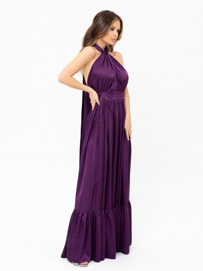 Сукня максі ISSA Plus модель 13925_purple — фото 3 - INTERTOP