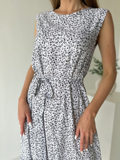 Платье макси ISSA Plus модель 13987_white — фото 4 - INTERTOP