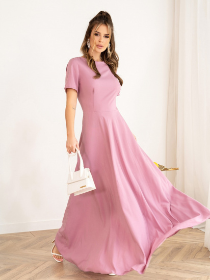 Платье макси ISSA Plus модель 13995_lilac — фото - INTERTOP