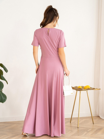 Платье макси ISSA Plus модель 13995_lilac — фото 3 - INTERTOP