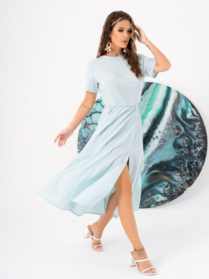 Платье миди ISSA Plus модель 14031_mint — фото - INTERTOP