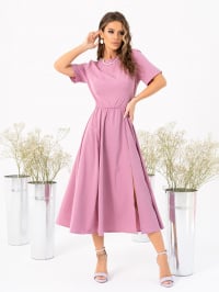 Рожевий - Сукня міді ISSA Plus