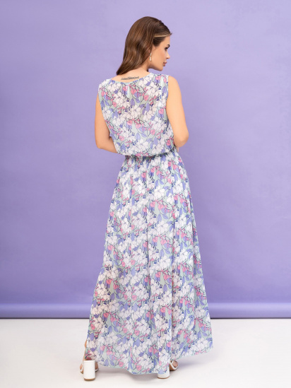 Платье макси ISSA Plus модель 14059_multicolor — фото 3 - INTERTOP