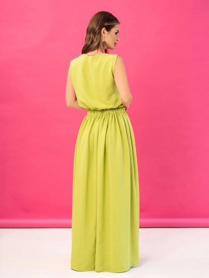 Сукня максі ISSA Plus модель 14063_lightgreen — фото 3 - INTERTOP