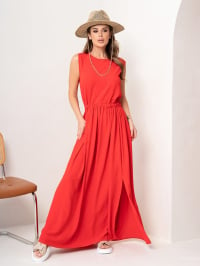 Червоний - Сукня максі ISSA Plus
