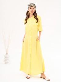 Жовтий - Сукня максі ISSA Plus