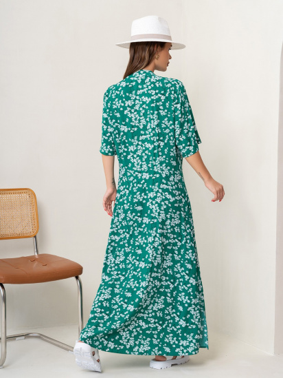 Сукня максі ISSA Plus модель 14073_green — фото 3 - INTERTOP