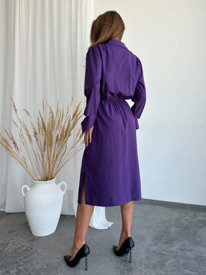 Платье миди ISSA Plus модель 14180_purple — фото 3 - INTERTOP