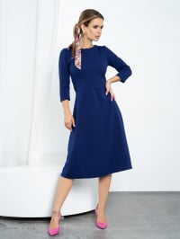 Синій - Сукня міді ISSA Plus