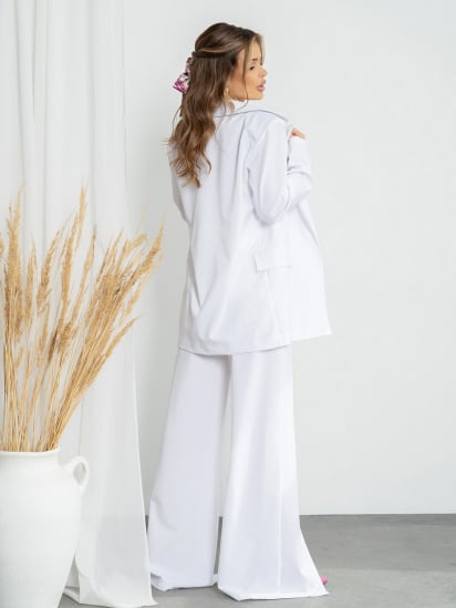 Діловий костюм ISSA Plus модель 14206_white — фото - INTERTOP