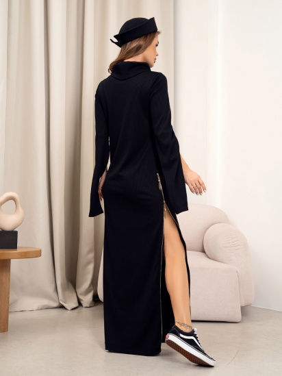 Платье макси ISSA Plus модель 14223A_черный — фото - INTERTOP