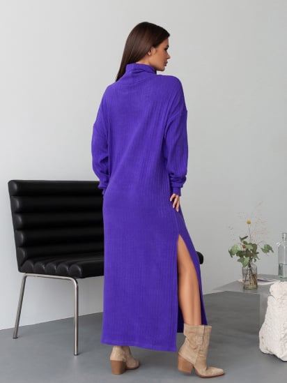 Сукня максі ISSA Plus модель 14232_сиреневый — фото 3 - INTERTOP