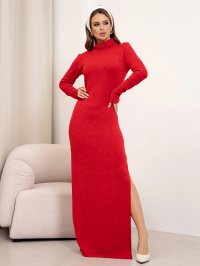 Червоний - Сукня максі ISSA Plus