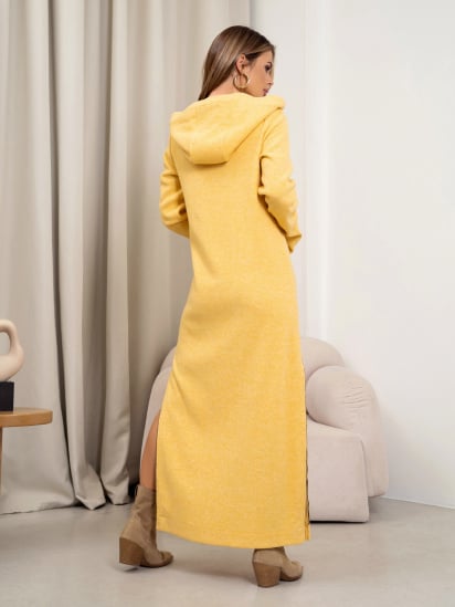 Платье макси ISSA Plus модель 14372_желтый — фото 3 - INTERTOP
