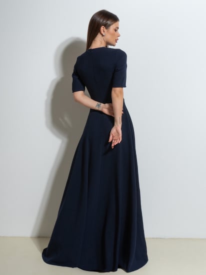 Сукня максі ISSA Plus модель 14498_темно_синий — фото 3 - INTERTOP