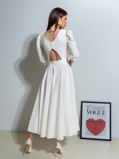 Сукня максі ISSA Plus модель 14527_белый — фото - INTERTOP