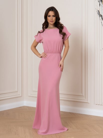 Сукня максі ISSA Plus модель 14553_розовый — фото - INTERTOP