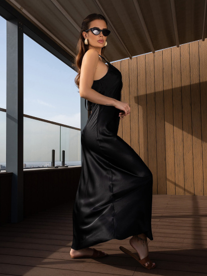 Сукня максі ISSA Plus модель 14663_черный — фото - INTERTOP
