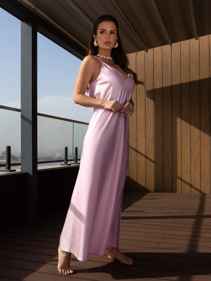 Сукня максі ISSA Plus модель 14663_розовый — фото - INTERTOP