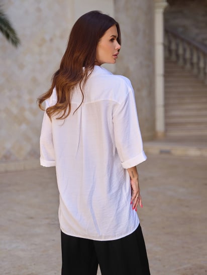 Рубашка ISSA Plus модель 14784_белый — фото 3 - INTERTOP