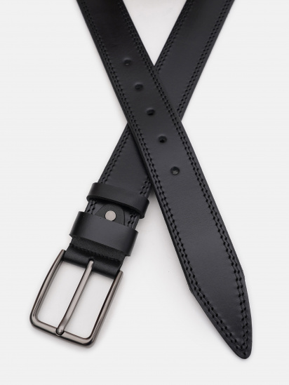 Ремень Borsa Leather модель 150v1fx67-black — фото - INTERTOP