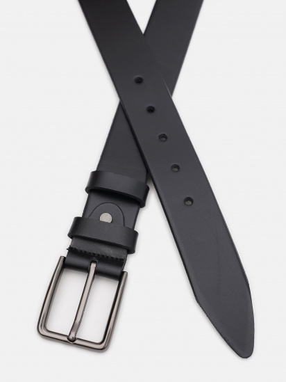 Ремінь Borsa Leather модель 150v1fx73-black — фото - INTERTOP