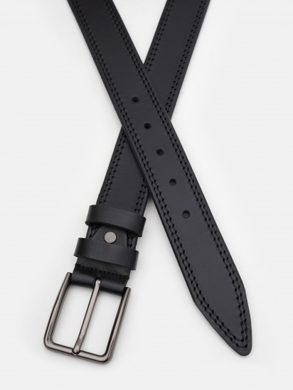 Ремінь Borsa Leather модель 150v1fx74-black — фото - INTERTOP