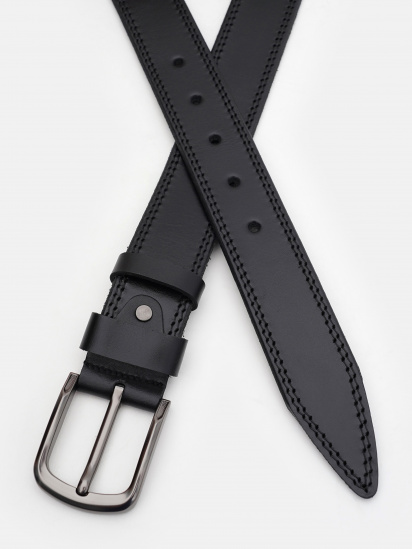 Ремень Borsa Leather модель 150v1fx78-black — фото - INTERTOP