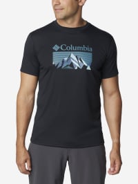 Чёрный - Футболка спортивная Columbia Zero Rules™ Short Sleeve Graphic
