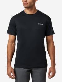 Чорний - Футболка спортивна Columbia Zero Rules Short Sleeve Shirt
